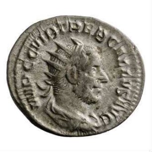 Münze, Antoninian, 251 - 253 n. Chr.