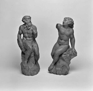 Allegorische Figur eines alten Mannes