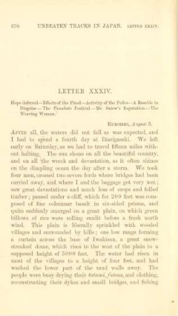 Letter XXXIV. Hope deferred ...
