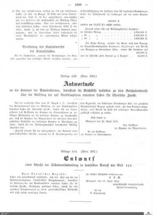 Beilagen zu Protokoll, 202. Sitzung