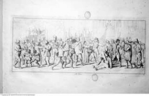 Moerner, Hjalmar: Il Carnevale di Roma, Rom 1820, Bl 10: Il Corso
