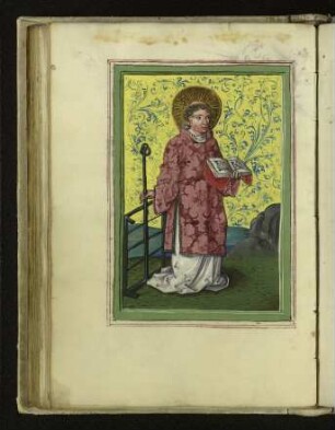 Miniatur: hl. Laurentius