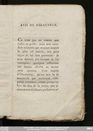 Avis Du Rédacteur.