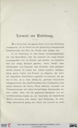 Vorwort zur Einleitung