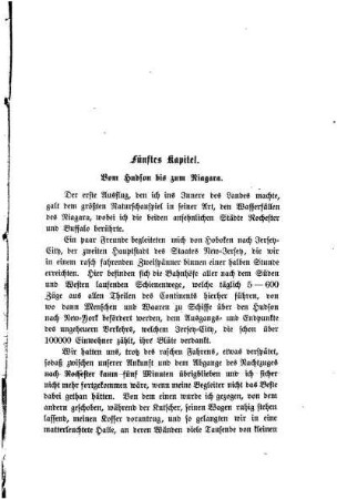 Vom Hudson bis zum Niagara