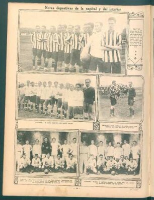Notas deportivas de la capital y del interior [Fotografías]