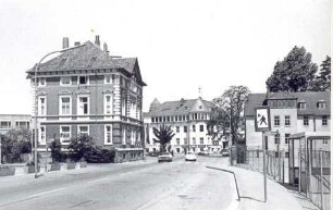Situation an der Paulinenstraße Ecke Bielefelder Straße. Detmold