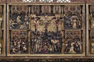 Hochaltar des Frankfurter Doms — Passion Christi in fünf Szenen