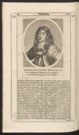 Leopoldus, Rom. Imp. Semper Augustus Hungariae et Bohemiae Rex ...
