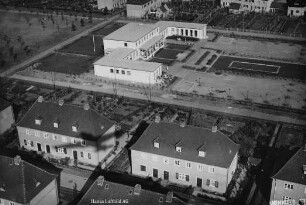 Kinderheim zwischen Baum- und Knospenweg in Halle-Damaschkestraße : Blickrichtung Nordosten
