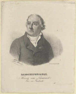 Bildnis des François-Alexandre-Frédéric de La Rochefoucault-Liancourt