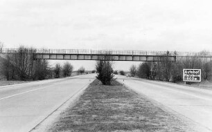 Überführung der Straße Feudenheim - Neckarau