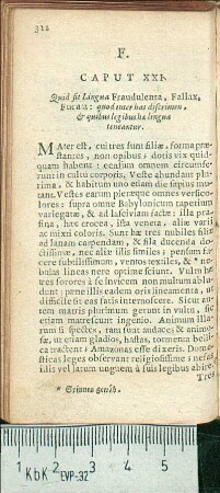 Caput XXI. Quid sit Lingua Fraudulenta, Fallax, Fucata: quod inter has discrimen, & quibus legibus hæ linguæ teneantur.