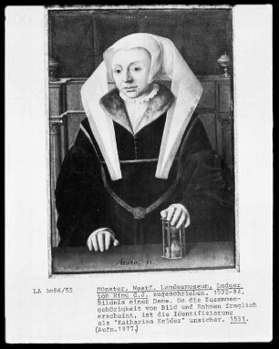 Bildnisse eines Ehepaars — Bildnis einer Dame