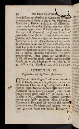 56-66, Articulus VI. Objic. 1. Genealogia Christi non ...
