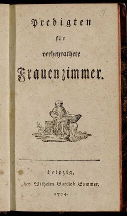 Predigten für verheyrathete Frauenzimmer