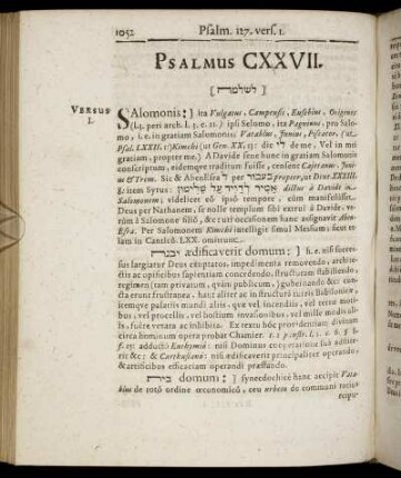 Psalmus CXXVII.