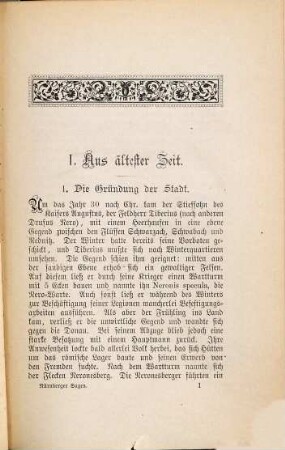 Nürnberger Sagen : Der Jugend Nürnbergs neu erzählt von Theodor Aufsberg