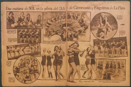 Una mañana de sol en la pileta del Club de Gimnasia y Esgrima de La Plata [Fotografías]