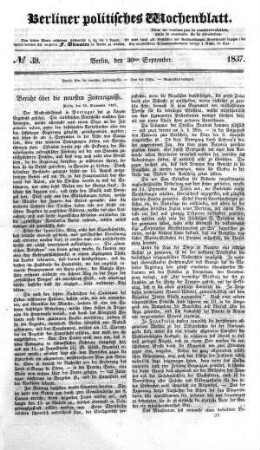 No 39, 30. September 1837