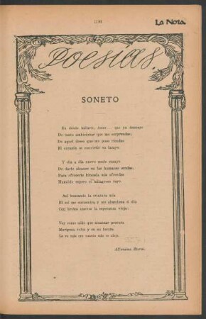 Poesías : Soneto