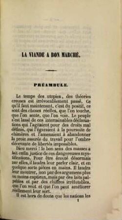La vie à bon marché par M. C. Delamarre, Député de la Somme, III