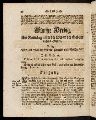 80-88, Eingang; Erster Theil