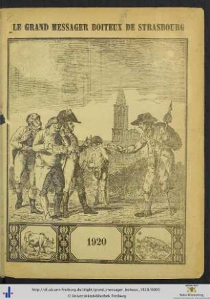 105. Année: Le grand messager boiteux de Strasbourg: Almanach Historique, Moral Et Récréatif Pour 1920