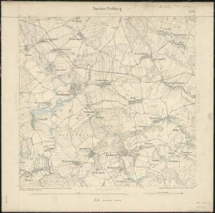 Äquidistantenkarte 59 : Section Frohburg, 1874 : Section Frohburg. - 1:25000. - Leipzig: Giesecke & Devrient, 1874. - 1 Kt.