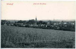 Wilsdruff. Blick vom Kirschberg auf Wilsdruff