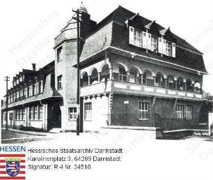 Auerbach an der Bergstraße, Hotel 'Zur Krone' / Außenansicht