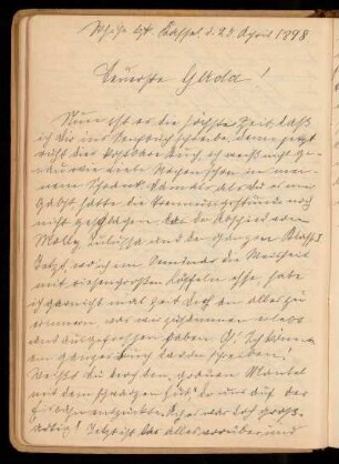 Eintrag (Kassel, 25.04.1898)