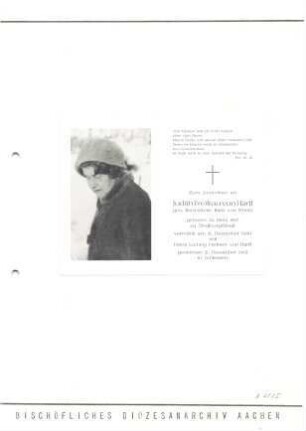 Harff, Judith geb. Raitz von Frentz (Freifrau von Harff)