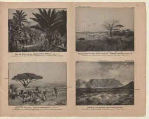 Massaisteppe mit dem Kilimandscharo. Deutsch-Ostafrika