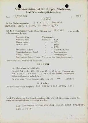 Nesch, Romuald