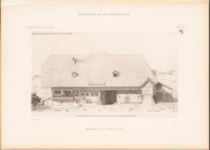 Bauernhaus im Styg, Diemtingen: Ansicht (aus: Das Bauernhaus in der Schweiz, hrsg.v. Schweiz. Ingenieur- und Architektenverein, 1903)
