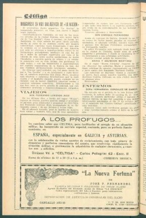 Enfermos : Doña Bernardina González de García