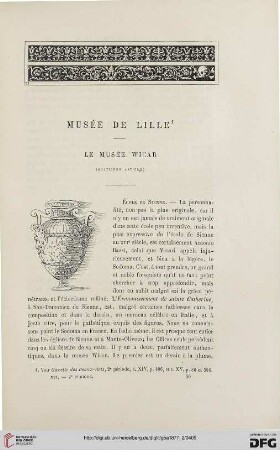 2. Pér. 16.1877: Le musée Wicar, 4 : Musée de Lille