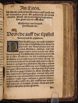 Brief an Philemon