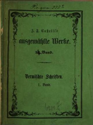 Ausgewählte Werke : Sämmtliche Werke, 14