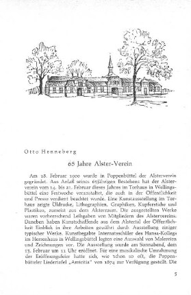 65 Jahre Alster-Verein