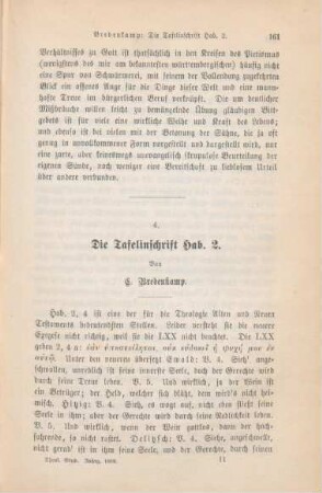 161-164 Die Tafelinschrift Hab 2