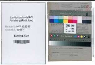 Entnazifizierung Kurt Ebeling , geb. 21.10.1907 (Betriebsleiter)