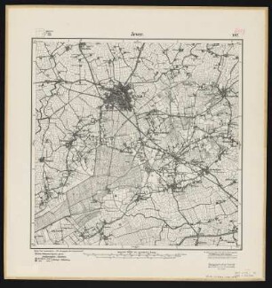 Messtischblatt [2413] = 1017 : Jever, 1917 : Messtischblatt [2413] = 1017 : Jever. - Aufn. 1891, hrsg. 1893, Auflagedr. 1917. - [Berlin] : Reichsamt für Landesaufnahme, 1917. - 1 Kt. : einfarb. - Ohne Gitternetz. - Ohne Planzeiger. - Ohne Zeichenerklärung