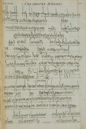 Tab. XVIII. Chlodovei Junioris