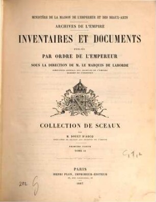 Collection de Sceaux, 2