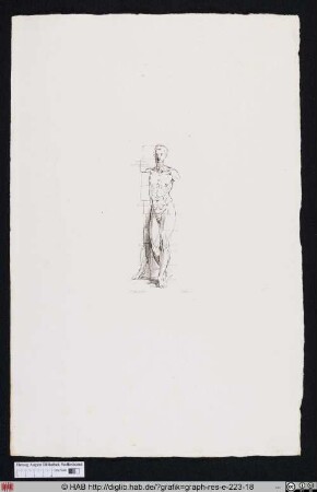 [Proportionsstudie eines Mannes]