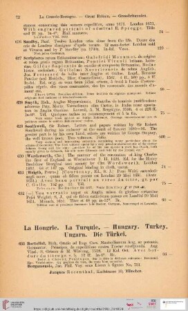 La Hongerie. La Turquie. - Hungary. Turkey. Ungarn. Die Türkei (Nr. 633 - 651)