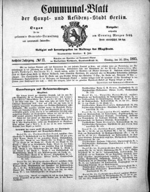 1865,13: No. 13, 26. März 1865