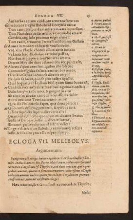 Ecloga VII. Meliboeus.